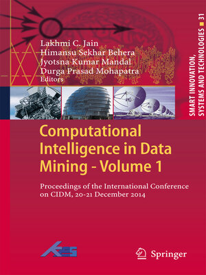 cover image of Computational Intelligence in Data Mining--Volume 1